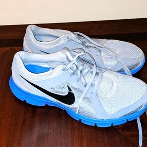 Nike Flex Experience Run 2 Gray / Blue Mens Running Shoes, Gray, 13 D (M) US